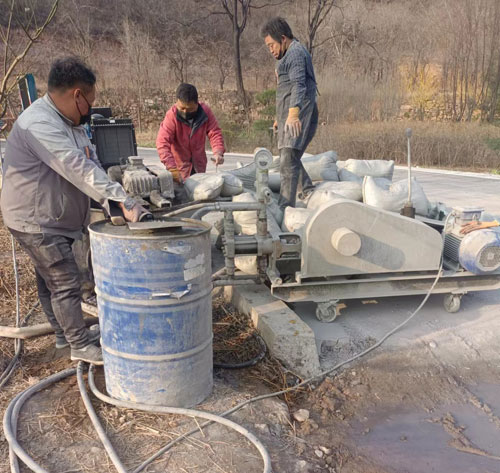 黄平路面下沉注浆